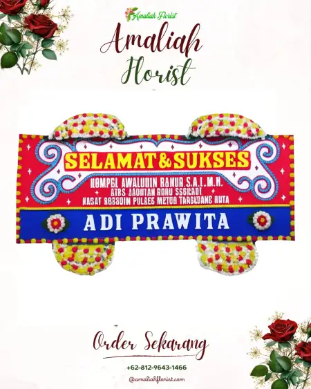 Papan Bunga Ucapan Selamat Gumantuk